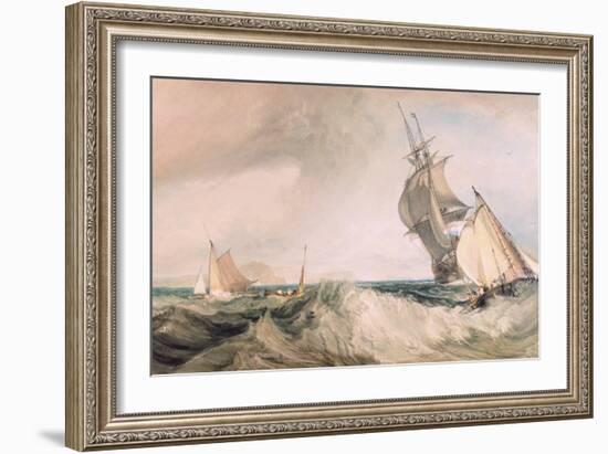 Off St. Albans Head-JMW Turner-Framed Giclee Print