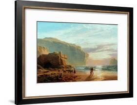 Off the Cornish Coast (Trebariwith Strand), 1877-78-John Mogford-Framed Giclee Print