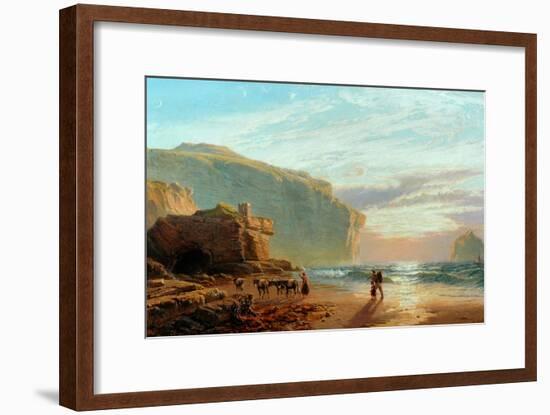 Off the Cornish Coast (Trebariwith Strand), 1877-78-John Mogford-Framed Giclee Print