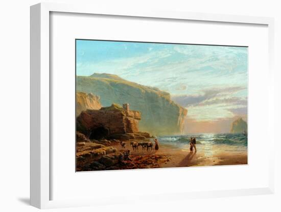 Off the Cornish Coast (Trebariwith Strand), 1877-78-John Mogford-Framed Giclee Print