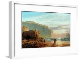 Off the Cornish Coast (Trebariwith Strand), 1877-78-John Mogford-Framed Giclee Print