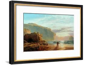 Off the Cornish Coast (Trebariwith Strand), 1877-78-John Mogford-Framed Giclee Print