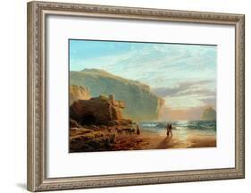 Off the Cornish Coast (Trebariwith Strand), 1877-78-John Mogford-Framed Giclee Print