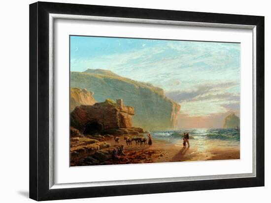 Off the Cornish Coast (Trebariwith Strand), 1877-78-John Mogford-Framed Giclee Print