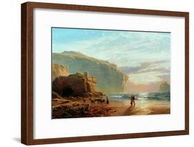 Off the Cornish Coast (Trebariwith Strand), 1877-78-John Mogford-Framed Giclee Print
