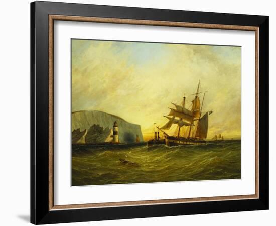 Off the Needles, Isle of Wight, 1899-George Gregory-Framed Giclee Print