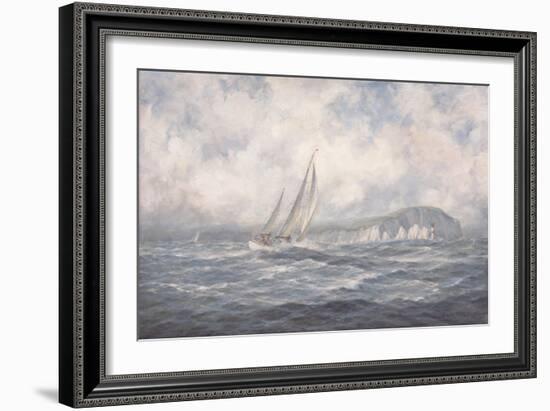 Off the Needles, Isle of Wight, 1997-Richard Willis-Framed Giclee Print