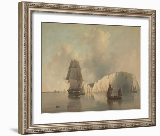 Off the Needles, Isle of Wight-EW Cooke-Framed Premium Giclee Print