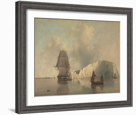 Off the Needles, Isle of Wight-EW Cooke-Framed Premium Giclee Print