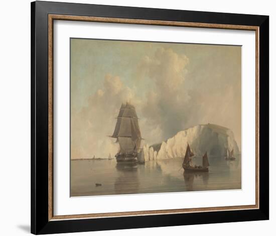 Off the Needles, Isle of Wight-EW Cooke-Framed Premium Giclee Print