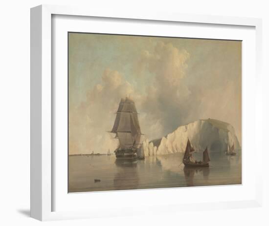 Off the Needles, Isle of Wight-EW Cooke-Framed Premium Giclee Print