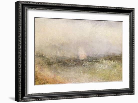 Off the Nore: Wind and Water, 1840-5 (Oil on Paper Laid Down on Canvas)-J. M. W. Turner-Framed Giclee Print