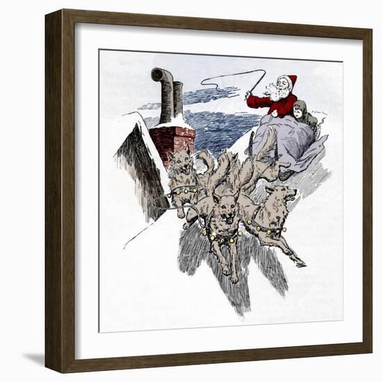 'Off They Whirled At A Pace That Took Bobbie's Breath Away', 1901-Unknown-Framed Giclee Print