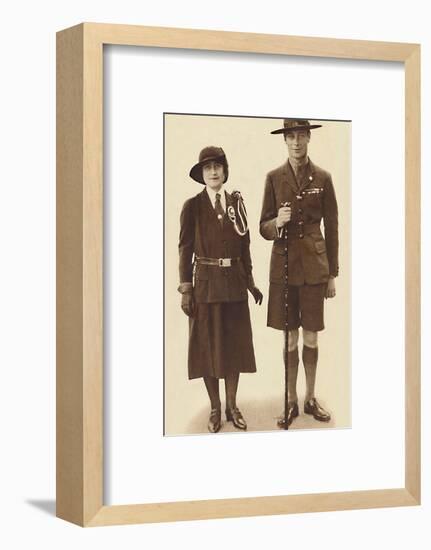 'Off to a Rally of Scouts and Guides', c1931 (1937)-Unknown-Framed Photographic Print