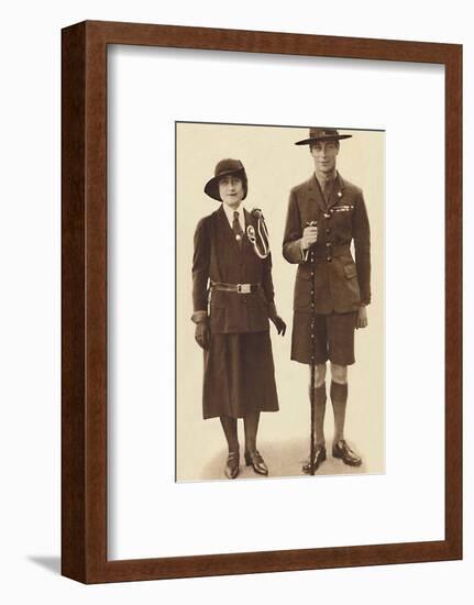 'Off to a Rally of Scouts and Guides', c1931 (1937)-Unknown-Framed Photographic Print