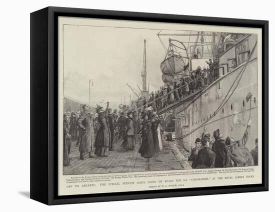 Off to Ashanti-William Lionel Wyllie-Framed Premier Image Canvas