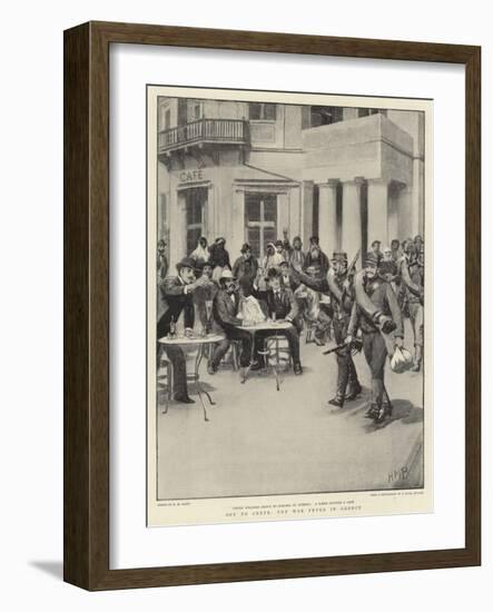 Off to Crete, the War Fever in Greece-Henry Marriott Paget-Framed Giclee Print