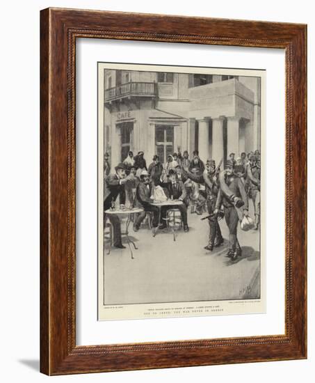 Off to Crete, the War Fever in Greece-Henry Marriott Paget-Framed Giclee Print