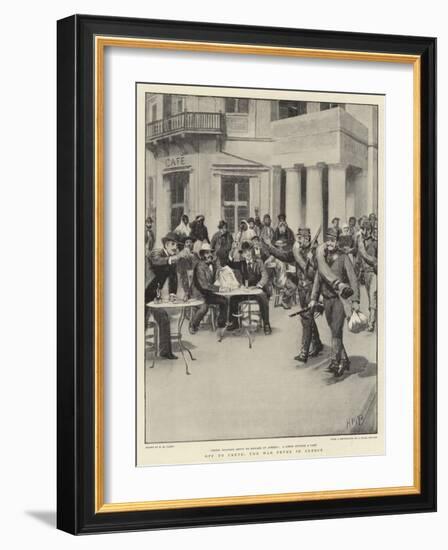 Off to Crete, the War Fever in Greece-Henry Marriott Paget-Framed Giclee Print