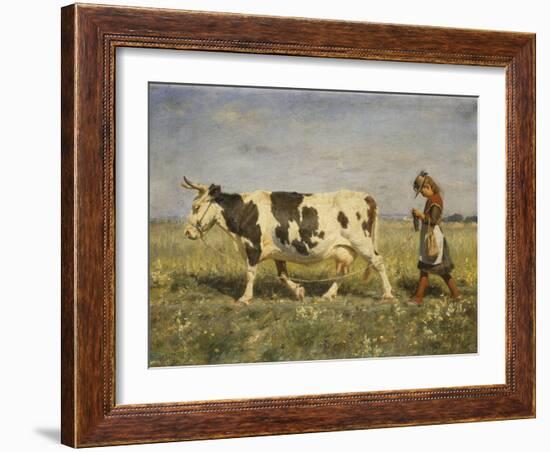 Off to Market-Hans Michael Therkildsen-Framed Giclee Print