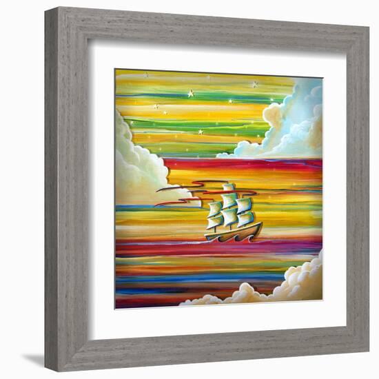 Off To Neverland-Cindy Thornton-Framed Art Print