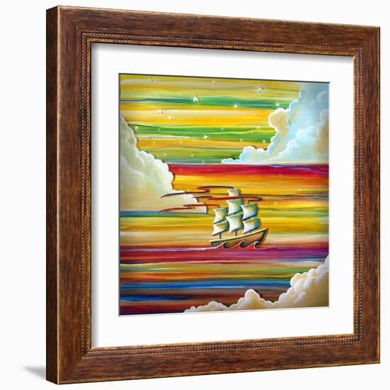 Off To Neverland-Cindy Thornton-Framed Art Print