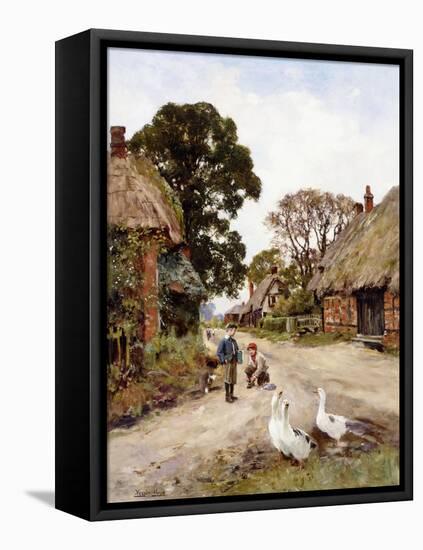 Off to School-Henry John Yeend King-Framed Premier Image Canvas