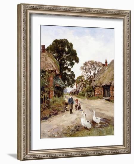 Off to School-Henry John Yeend King-Framed Giclee Print