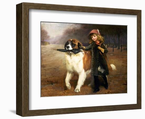 Off to School-Charles Burton Barber-Framed Giclee Print