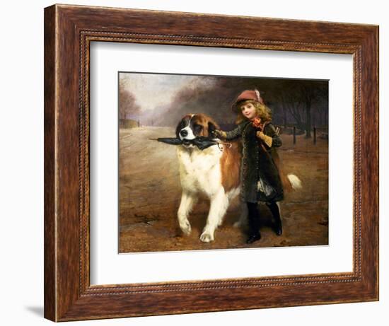 Off to School-Charles Burton Barber-Framed Giclee Print