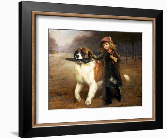 Off to School-Charles Burton Barber-Framed Giclee Print