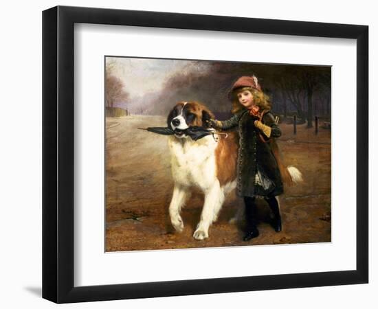 Off to School-Charles Burton Barber-Framed Giclee Print