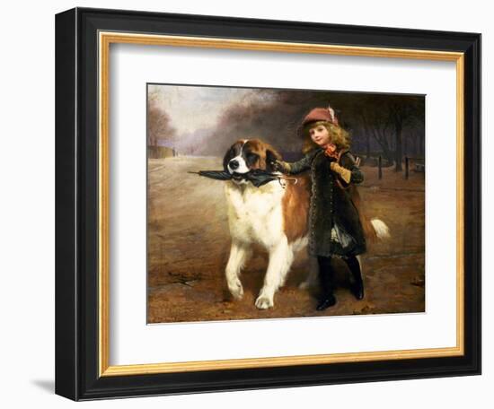 Off to School-Charles Burton Barber-Framed Giclee Print