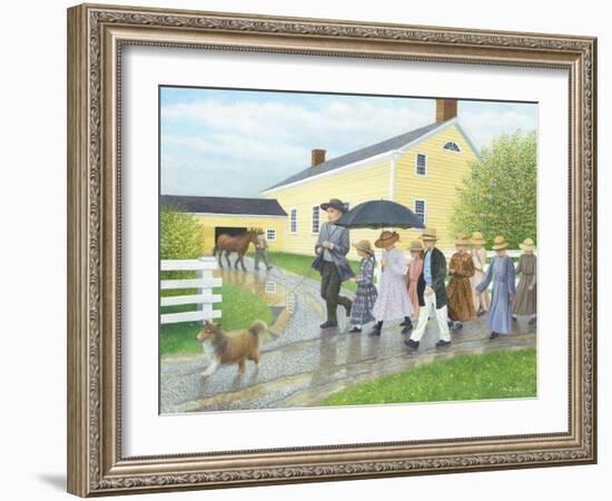 Off to School-Kevin Dodds-Framed Giclee Print