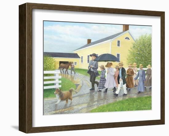 Off to School-Kevin Dodds-Framed Giclee Print