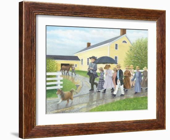 Off to School-Kevin Dodds-Framed Giclee Print