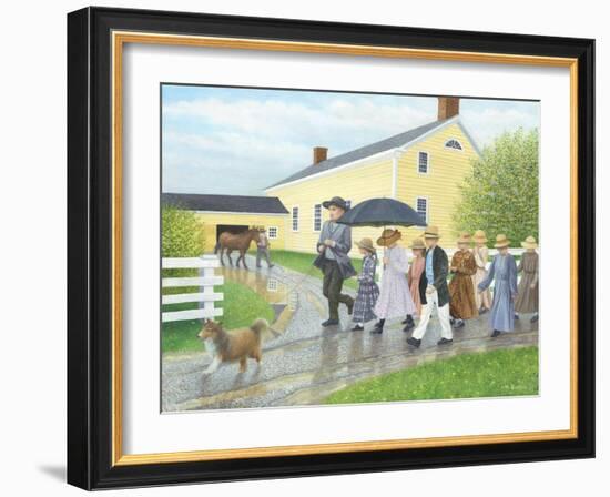 Off to School-Kevin Dodds-Framed Giclee Print