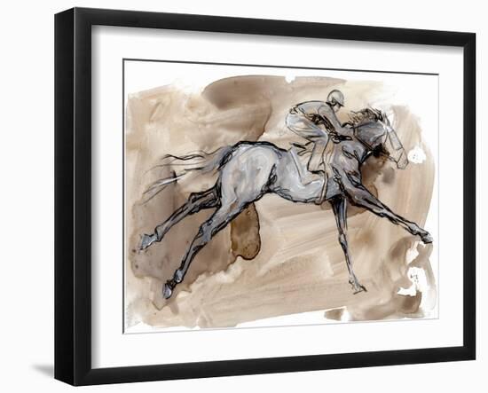 Off to the Races I-Jennifer Parker-Framed Art Print