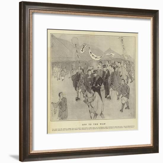 Off to the War-null-Framed Giclee Print