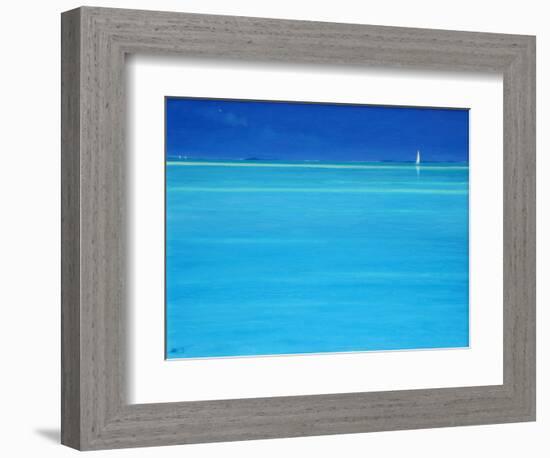 Off Whale Cay, Abaco-Derek Hare-Framed Giclee Print