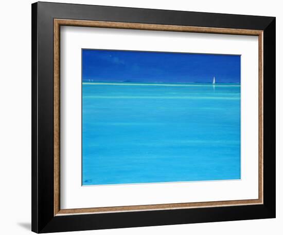 Off Whale Cay, Abaco-Derek Hare-Framed Giclee Print