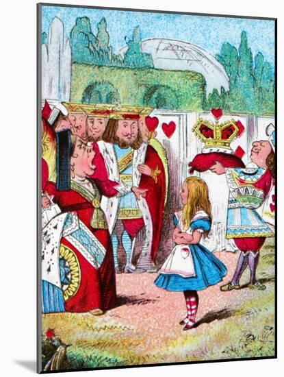 'Off with her head! Alice and her Red Queen', c1910-John Tenniel-Mounted Giclee Print