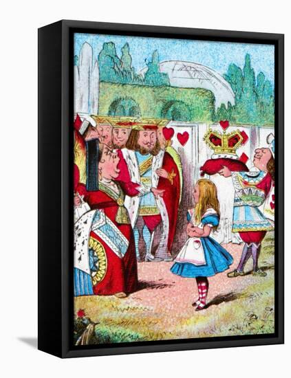 'Off with her head! Alice and her Red Queen', c1910-John Tenniel-Framed Premier Image Canvas