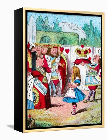 'Off with her head! Alice and her Red Queen', c1910-John Tenniel-Framed Premier Image Canvas