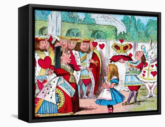 'Off with her head! Alice and her Red Queen', c1910-John Tenniel-Framed Premier Image Canvas