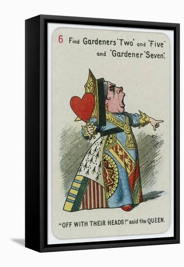 Off with their Heads! Said the Queen-John Tenniel-Framed Premier Image Canvas