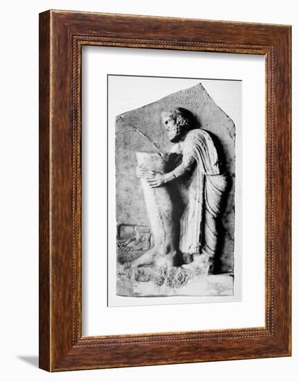 Offering To the Greek God of Medicine-Science Photo Library-Framed Photographic Print