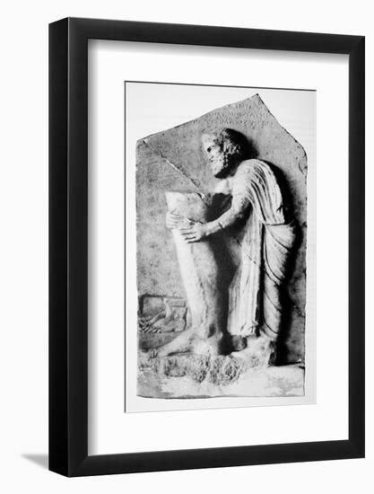 Offering To the Greek God of Medicine-Science Photo Library-Framed Photographic Print