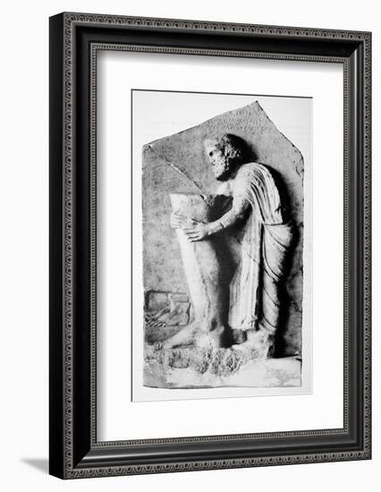 Offering To the Greek God of Medicine-Science Photo Library-Framed Photographic Print