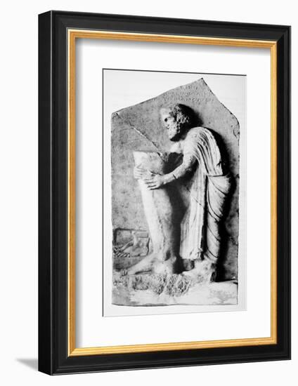 Offering To the Greek God of Medicine-Science Photo Library-Framed Photographic Print
